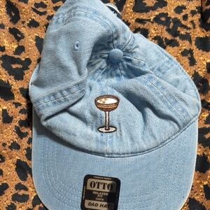 OTTO Sky Blue Cap with Cocktail Design